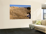 Historical 2Nd Century Roman Theater Ruins in Dougga  Tunisia  Northern Africa