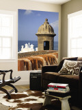 Lookout Tower at Fort San Cristobal  Old San Juan  Puerto Rico  Caribbean