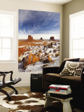 Monument Valley in the Snow  Monument Valley Navajo Tribal Park  Arizona  USA