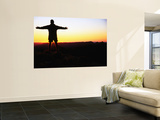 Man Silhouetted at Dawn  Brinkley Bluff