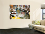 Colorful Burano City Homes Reflecting in the Canal  Italy