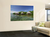 Cabins on the Tropical Waters of Coral Key  Bastimentos Marine Park