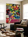 Marvel Comics Retro: X-Men Comic Panel (aged)