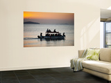 Tourist Boat at Sunset on Lake Malawi  Cape Maclear