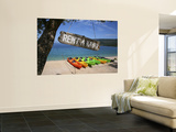 Kayaks for Rent on Beach at Point Kovacine West of Cres Town