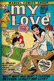 Marvel Comics Retro: My Love Comic Book Cover 16  Tennis  Pathos and Passion (aged)
