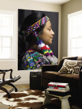 Woman Dressed with Huipil from Concepcion Chiguirichapa