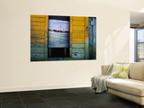 Painting on Screen at Entrance to Bar