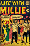Marvel Comics Retro: Life with Millie Comic Book Cover 13  Bathing Suit  Beach Club Dance (aged)