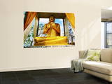 Sitting Buddha Statue at Wat Phnom Sampau