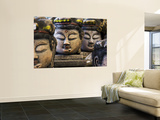 Buddha Head Statues in Usuki