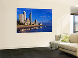 Hi-Rise Apartment Buildings and Surfers Paradise Beach