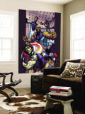 Ultimate Extinction 2 Cover: Captain America  Thing  Mr Fantastic and Iron Man Fighting
