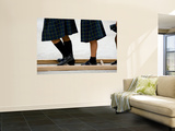 Legs of Playing Schoolgirls at St Vincent Elemetary School