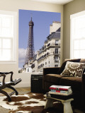 Eiffel Tower and Apartment Building