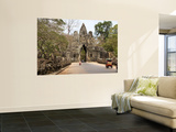 Victory Gate  One of Five Monumental 20M Gates in the Fortified City of Angkor Thom