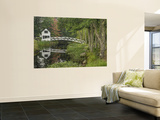 White Footbridge  Somesville  Mount Desert Island  Maine  USA