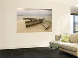 Pwani Mchangani Village on East Coast Fishing Boat on Beach