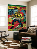 Marvel Comics Retro: Luke Cage  Hero for Hire Comic Panel  Screaming (aged)