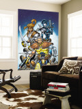 X-Force 6 Cover: Cable  Shatterstar and Domino