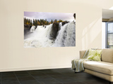 Waterfall and Forest in Autumn