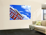 Weather-Beaten Sign of Roadside Hotel