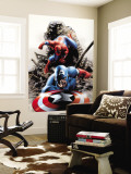 Spectacular Spider-Man 15 Cover: Captain America and Spider-Man