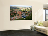 Cable Car Ascending to Medieval Centre of San Marino on Titan Mountain