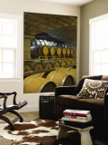 Barrels in Cellar at Chateau Changyu-Castel  Shandong Province  China
