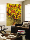 Single Marigolds of Yellow and Orange are Sold by Bagful to Local Worshippers