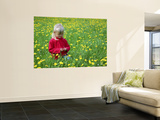 Girl Sitting in Dandelion Field Near Sr Radovna