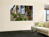 Roses and Flowers and Half-Timbered Houses Along Rue Du Logis Du Roy