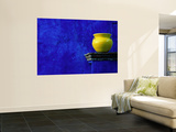 Yellow Pot and Blue Wall