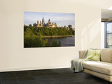 The Buildings of Parliament Hill  Along the Ottawa River