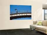 Pedestrian Carrying Parasol  on Kinta-Kyo Five-Arched Bridge