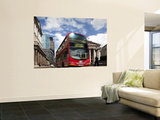 Double-Decker Bus in Threadneedle Street  Centre of the Finacial District
