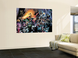 House Of M 7 Group: Spider-Man  Luke Cage  Storm  Wolverine  She-Hulk and Cyclops Fighting