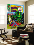 Strange Tales 162 Cover: Dr Strange and Nebulos Flying