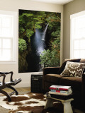 Row Boat and Waterfall in Takachiho Gorge