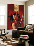 Elektra The Hand 1 Cover: Elektra Fighting