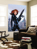 Black Widow 1 Cover: Black Widow Fighting