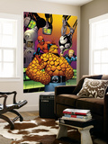 Fantastic Four 513 Cover: Thing  Spider-Man  and Johnny Storm
