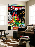Spider-Woman 37 Cover: Spider Woman  Siryn  Juggernaut and Nick Fury