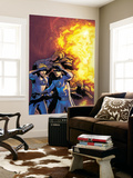 Fantastic Four 519 Cover: Human Torch and Thing