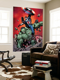 Ultimate Avengers 4 Cover: Captain America  Hulk  Red Wasp and Black Widow