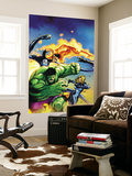 Marvel Adventures Fantastic Four 47 Cover: Hulk  Invisible Woman  Mr Fantastic and Human Torch