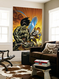 Skaar: Son Of Hulk 7 Cover: Skaar and Silver Surfer