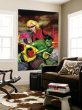 The Mighty Avengers 23 Cover: Vision  Hulk and Stature