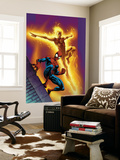 Ultimate Spider-Man 68 Cover: Spider-Man and Human Torch