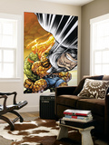 Marvel Adventures Fantastic Four 33 Cover: Rhino  Thing and Human Torch